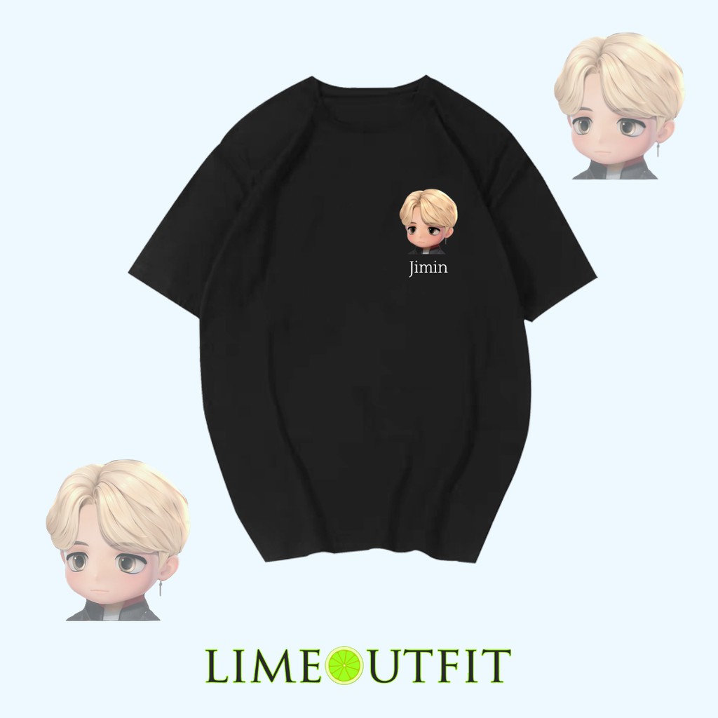 BTS JIMIN - BAJU JIMIN BTS/KAOS JIMIN BTS/TUMBLR TEE /T-SHIRT/ATASAN/TINY TAN BTS JIMIN/KAOS BTS