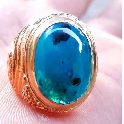 BATU AKIK BACAN DOKO MAJIKO/CHRYSOCOLLA CHALCEDONY KWALITAS SUPER