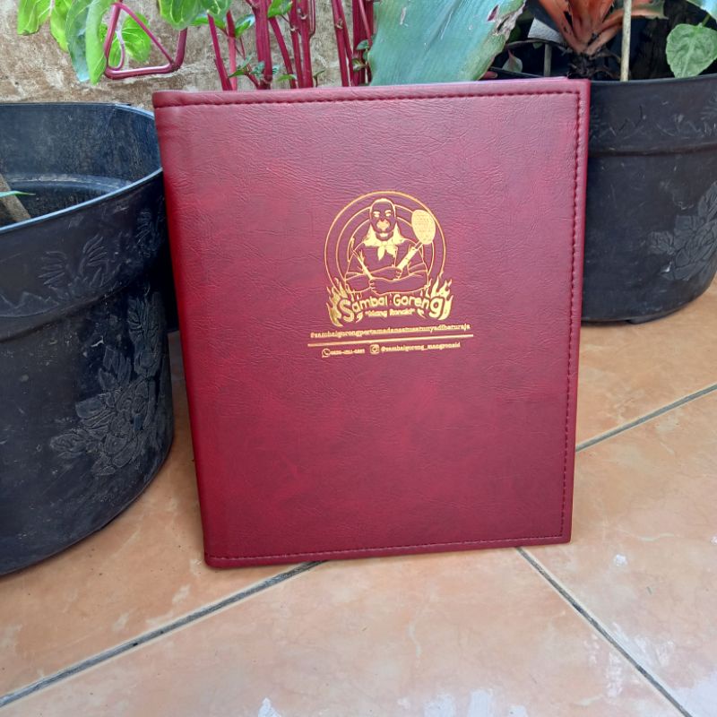 

Cover Menu Ukuran A5 Dibaut