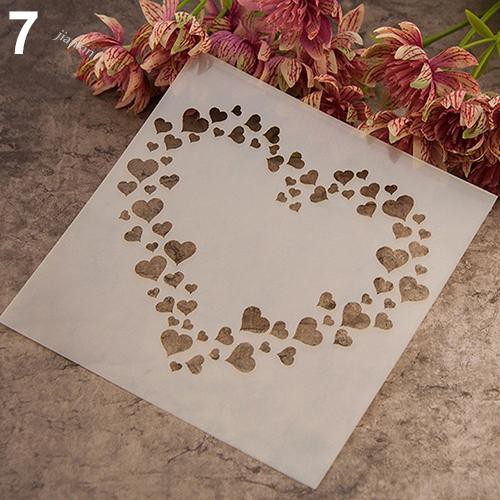 [Jianxin] Bayar di Tempat]Cetakan Lukis DIY untuk Dekorasi Scrapbook/Album/Kue/Kopi