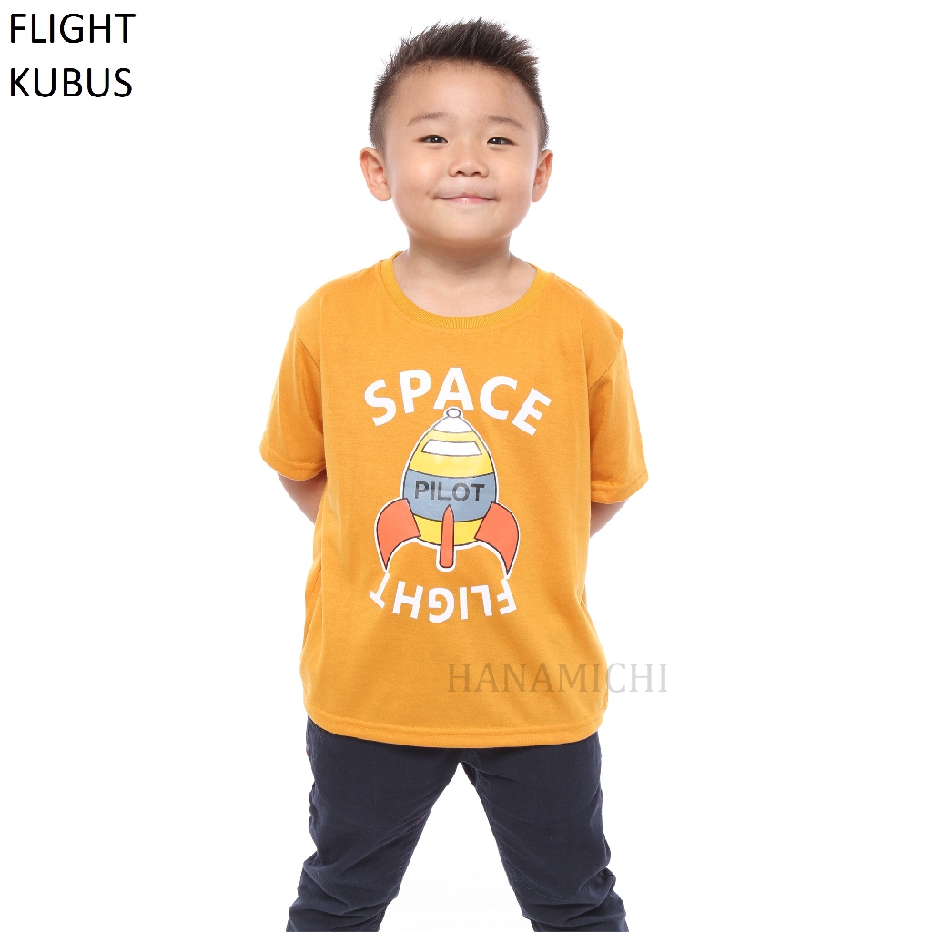 Hanamichi FLIGHT Kaos Anak Lengan Pendek