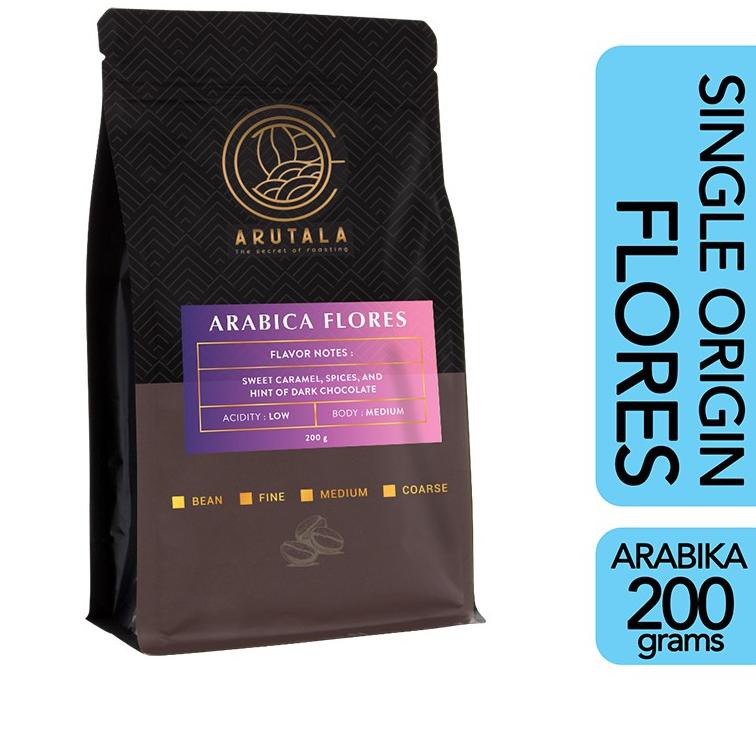 

Best Seller!! (zxo-234) ARUTALA Kopi Flores Bajawa Arabika Arabica Coffee 200 gram