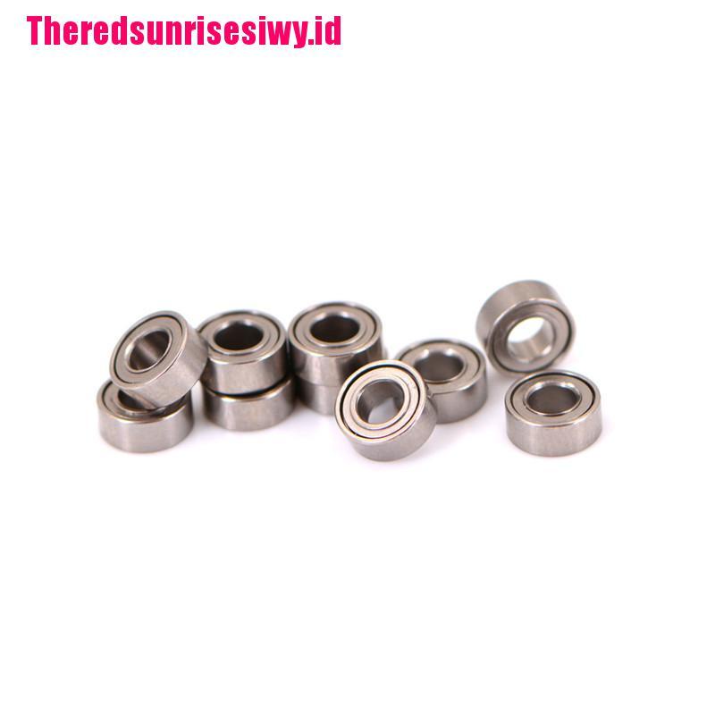 【Theredsunrisesiwy.id】10pcs Mini Bearing steel bearing Rolling Ball Bearings MR63ZZ 3*6*2.5mm