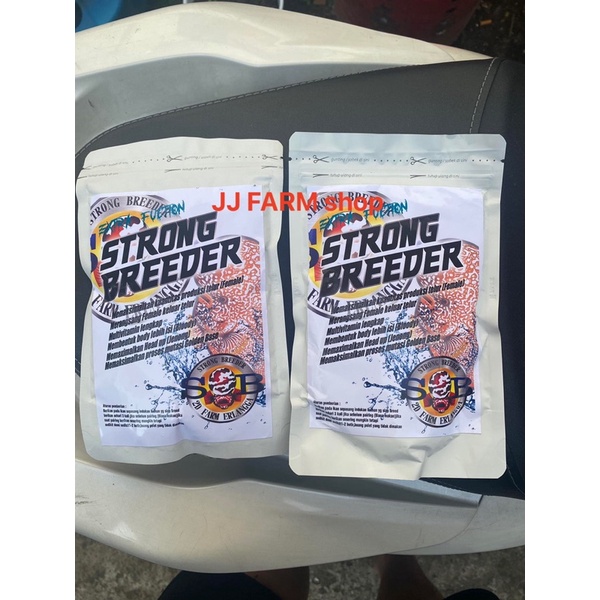 pelet STRONG BREEDER breder pelet jenong big head 100gram indukan cepat nelor pakan louhan lohan