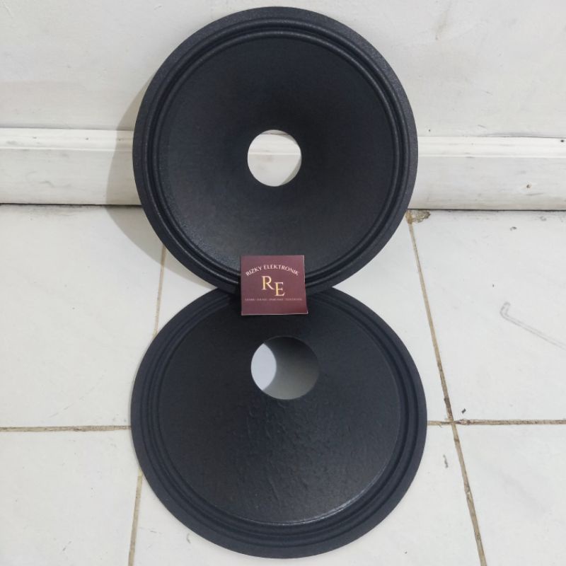 daun speaker membran spiker 12 inch lubang 60 mm 2 rim garis daun jeruk tebal import tinggi 69