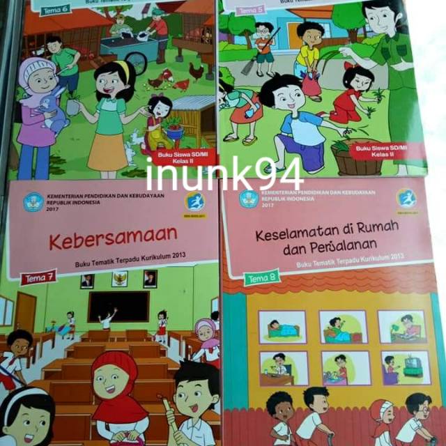 paket buku tema semester 2 kelas 2sd