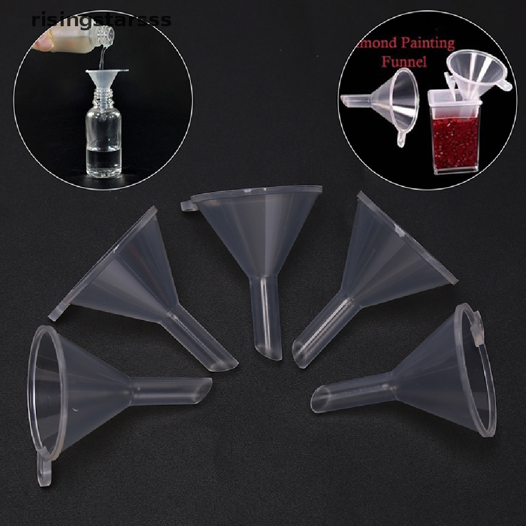 5 Pcs Corong Mini Bahan Plastik Untuk Botol Minyak Cair