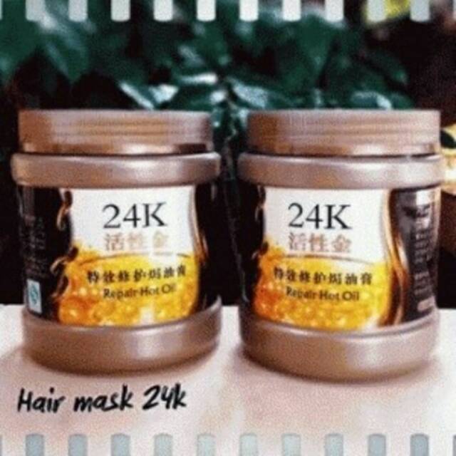 Masker rambut 24k