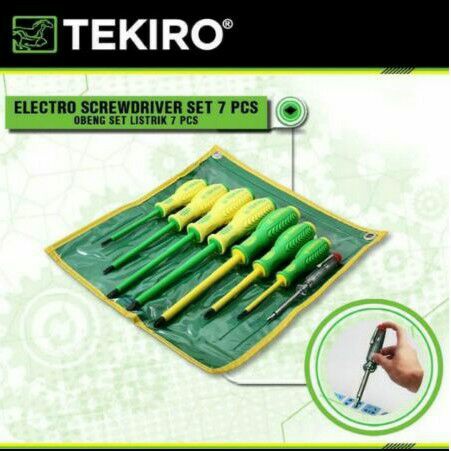 tekiro EL 0938 obeng set listrik 7 pcs electro screwdriver set 7pcs EL0938