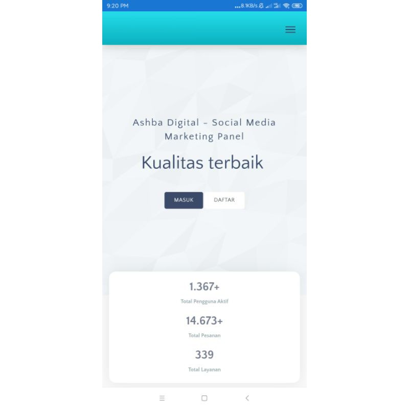 Script SMM Panel Oper Medanpedia/irvankede + APK