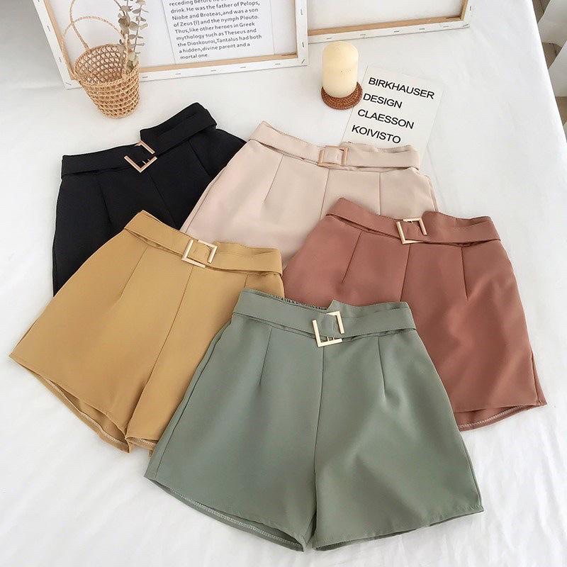 LMB REALPICT HIGHWAIST HW RING CELANA PENDEK WANITA ELEGANCE