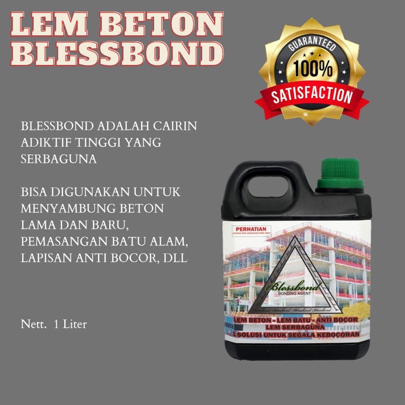 LEM BETON - LEM BATU - LEM SERBAGUNA - LEM ANTI BOCOR MERK BLESSBOND