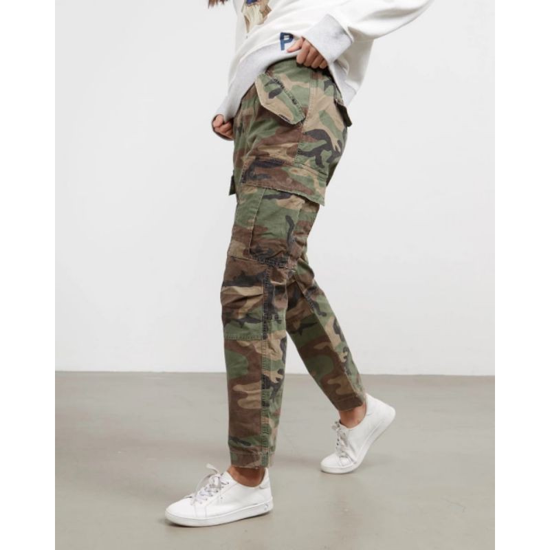 Celana Panjang Cargo Loreng man slim merk polo Ralph Lauren (_*SOLDOUT*_)