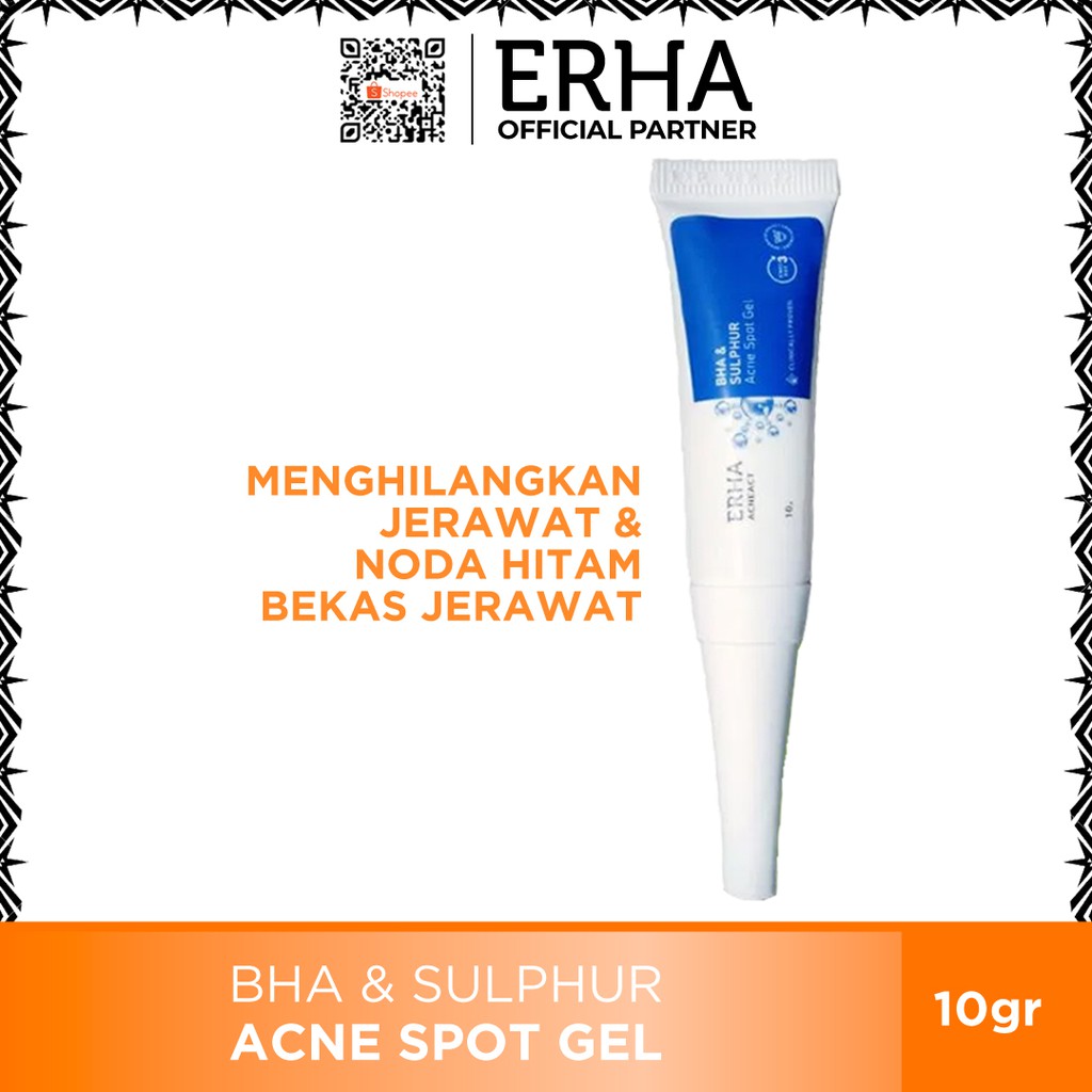 Jual ERHA ACNE CARE LAB / ACNE ACT - ACNE SPOT GEL WITH BHA & SULPHUR