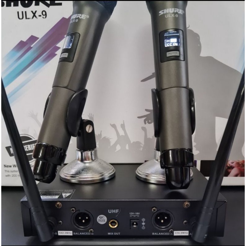 Mic Wireless Shure ULX9/ULX 9 2 Mic Handle