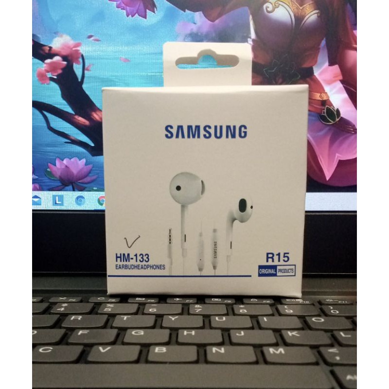 Handsfree Earphone Handset Brand MH133 Samsung Galaxy Extra Bass