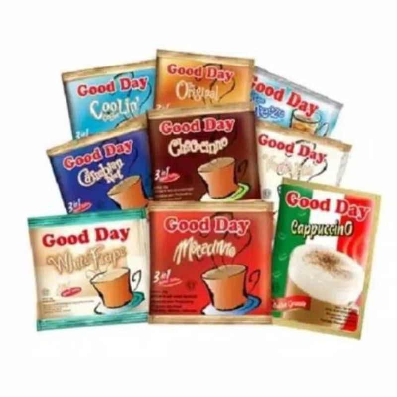 

Good Day All Varian 3in1 Instan Coffee isi 10 pack