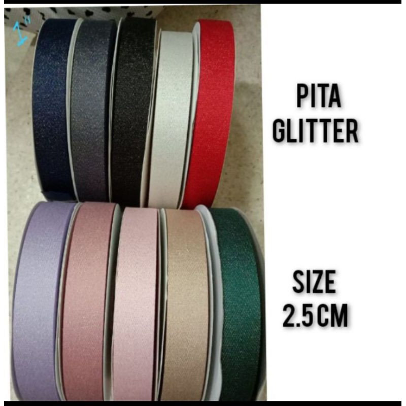 25 Yard - 2.5 CM | PITA GLITTER IMPORT PREMIUM