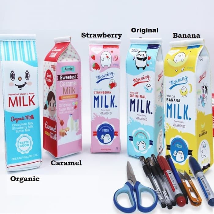 

Murah TP0038 Tempat Pensil Morning Milk Kotak Susu - banana Elegan