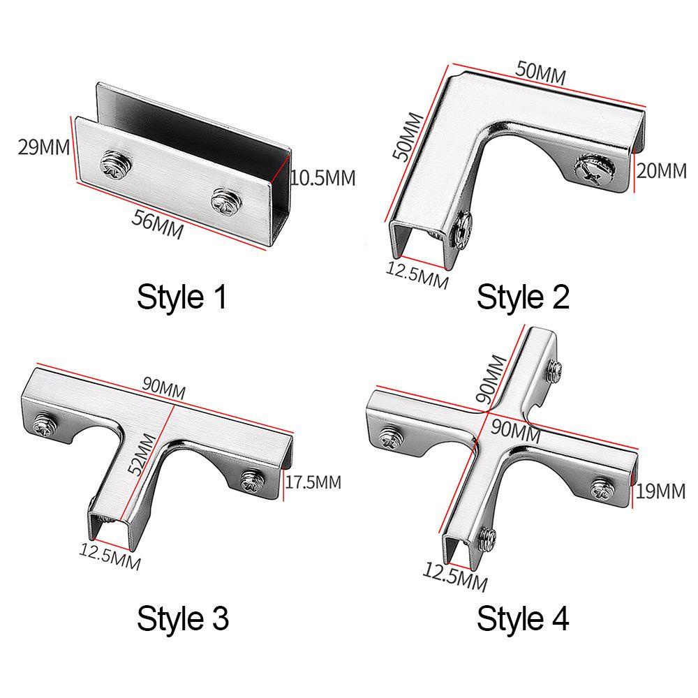 Suyo Sudut Siku Kode Anti Karat Corner buckle Stainless steel T-cross Fixing Clip