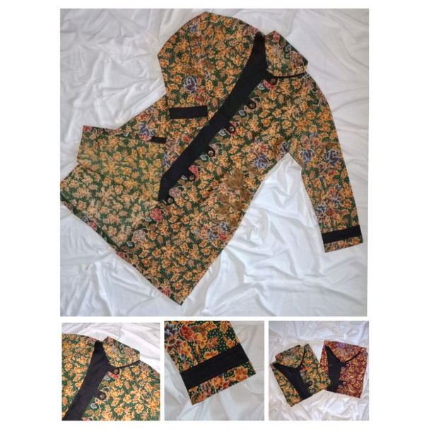 tunik batik kombinasi