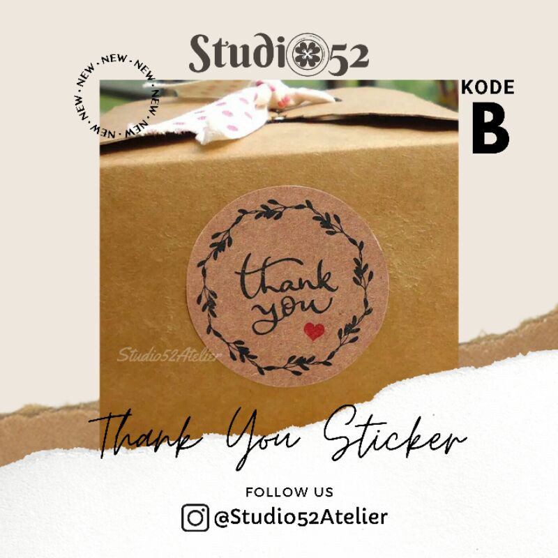 

Sticker Thank You Stiker Terima Kasih Stiker Thankyou Stiker Online Shop Sticker Handmade