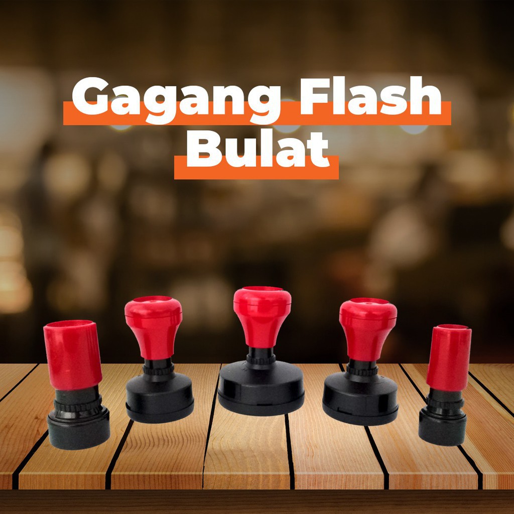 jual gagang stempel flash bulat terlengkap