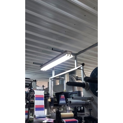 KAP RUMAH LAMPU TKO 2X18 PANJANG 60CM ISI 2 LAMPU TL T8 LED PHILIPS ECOFIT 8W 8 WATT