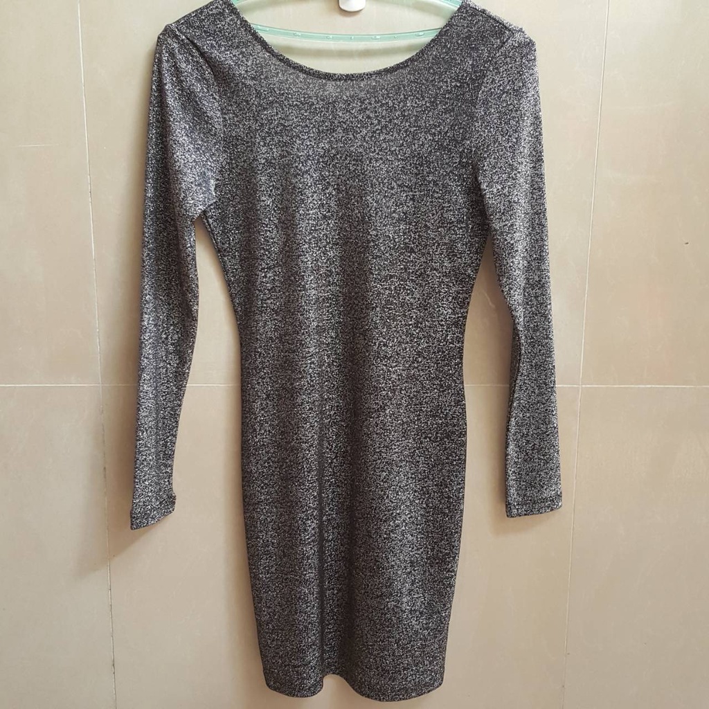 Preloved Bodycon Dress super mewah hitam blink Baju Pesta Murah Baju Pesta Elegan Baju Pesta Mewah D