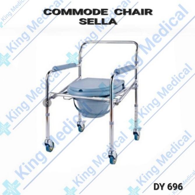 Commode Chair Kursi BAB Pakai Roda