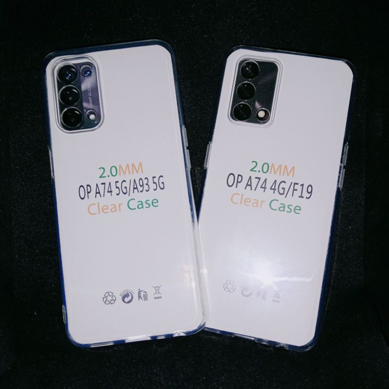 OPPO A74 5G/A93 5G/A74 4G/F19 Case Jelly Premium Soft Case Bening Transparan