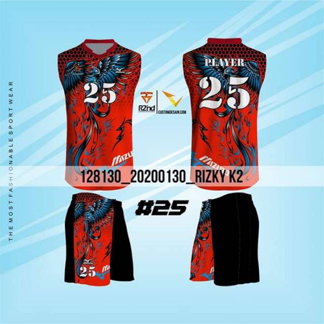 Jersey voli printing original regarsport