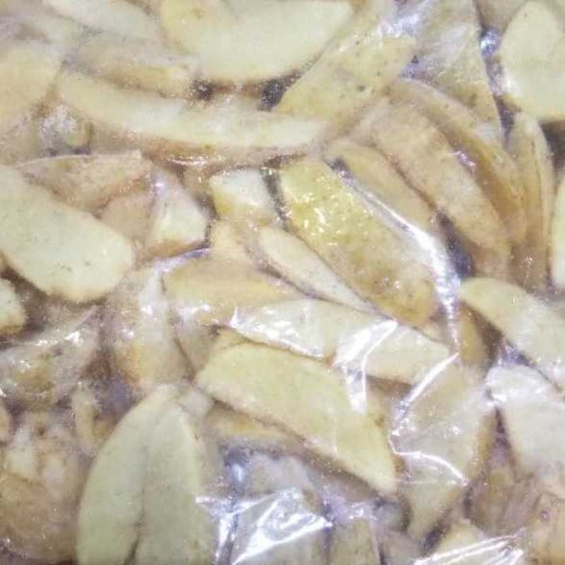 

potato wedges 80K per 2500gr