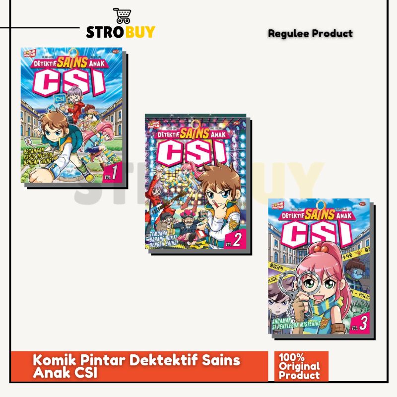 Komik Pintar Dektektif Sains Anak CSI