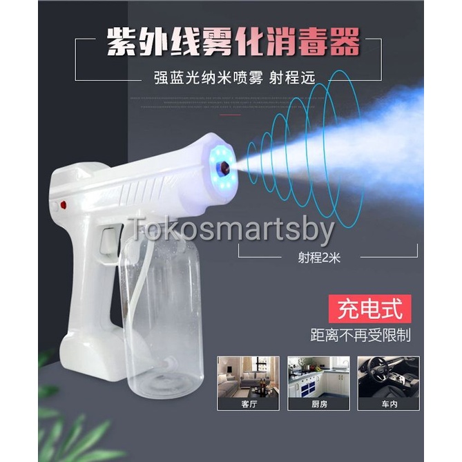 Nano Spray Gun Desinfektan Wireless / Fogging Machine Mesin Fogging Desinfektan