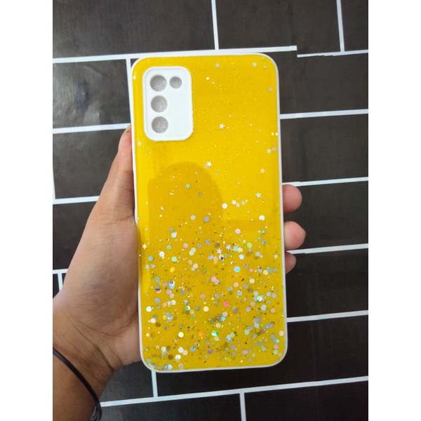 Case Samsung A03S GLITER MEWAH Terbaru
