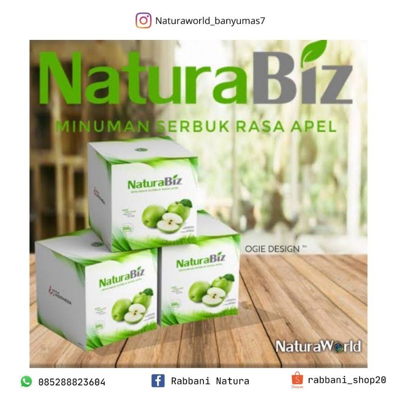 

Naturabiz Minuman Serbuk Rasa Apel / Minuman Diet 1 Box