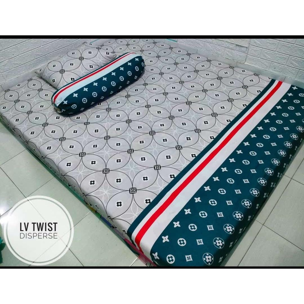 sprei homemade katun premium karakter anak dewasa motif LV Twist