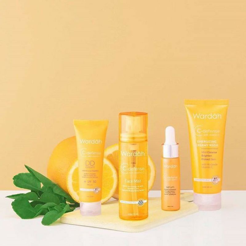 WARDAH CDEFENSE SERIES ,DD CREAM , SERUM ,CREAMY WASH , FACE MIST