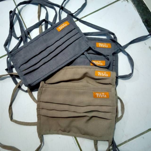 Masker Kain Nibras/Masker Nonmedis/MaskerHijab