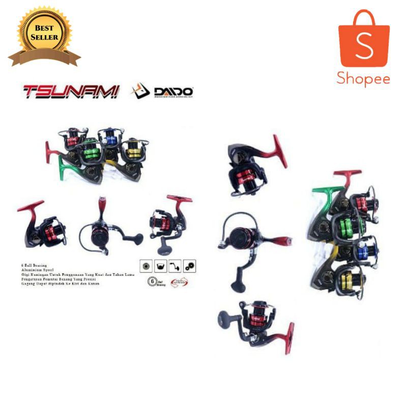 REEL PANCING MURAH || RILL PANCING TSUNAMI DAIDO || KEREKAN PANCING MURAH