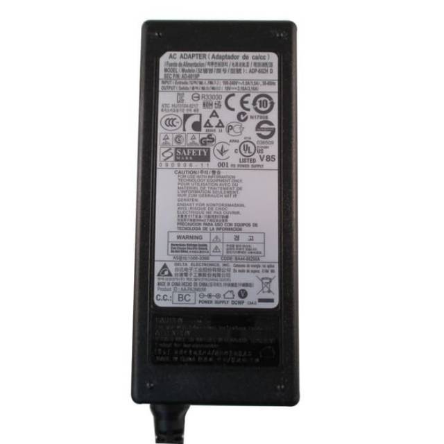 Adaptor Samsung 19V-3.16A Pin Original