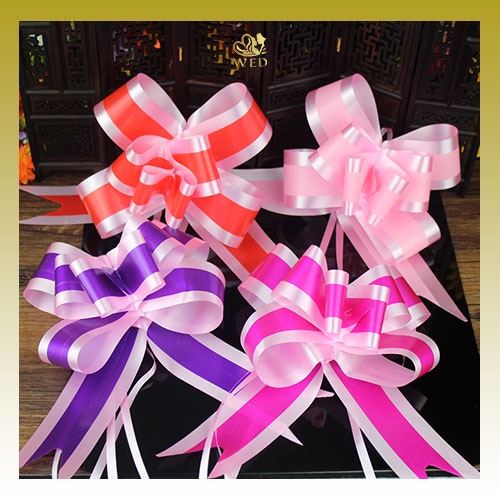 

WED Pita Serut Kado Ukuran Besar / Pita Kado Pernikahan / Hiasan Kado Atau Pesta 13x13cm WED19