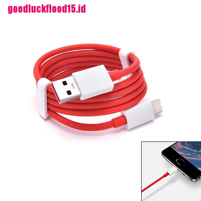 {LUCKID}Red Dash Charge Fast Charger Data Type-C USB Cable For Oneplus 3 Three NEW