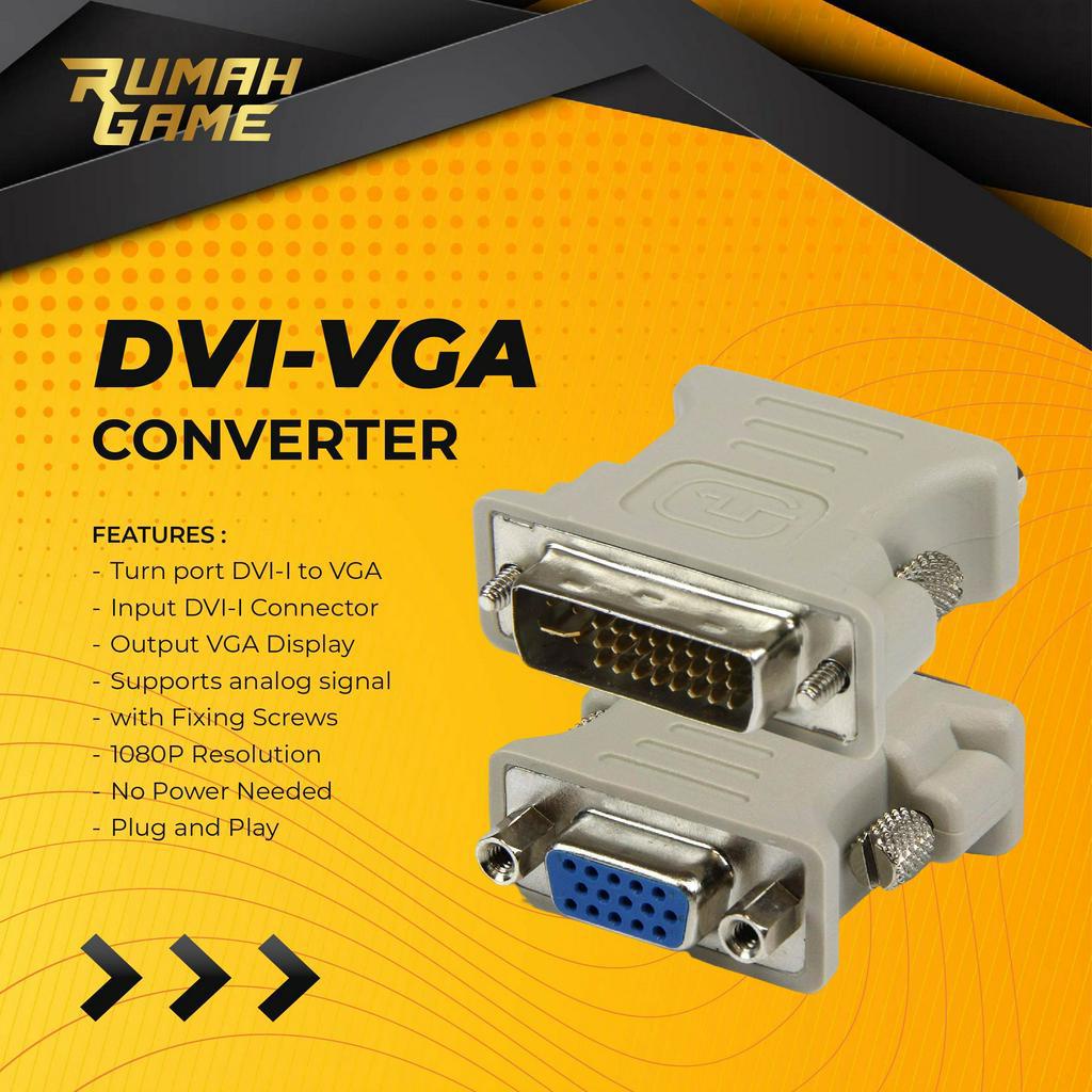 DVI TO VGA CONVERTER / GENDER VGA TO DVI