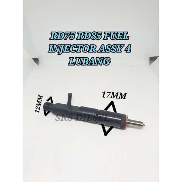 RD75 RD85 Fuel Injector Injektor Rumah Nozzle Nojel Mesin Diesel Kubota 4 Hole