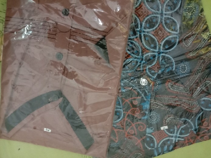 Bswart Batik Hrb026 Kenongo Hem Pendek Padi Pekalongan M L Xl Batik Pria Murah Modern Grosir