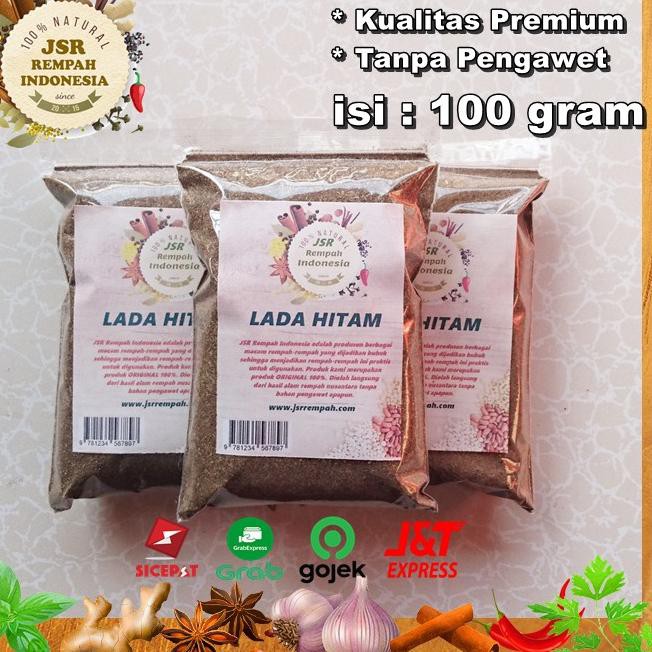 

M00 LADA HITAM BUBUK ISI 100 GRAM KUALITAS PREMIUM BUMBU DAPUR JSR REMPAH LGR