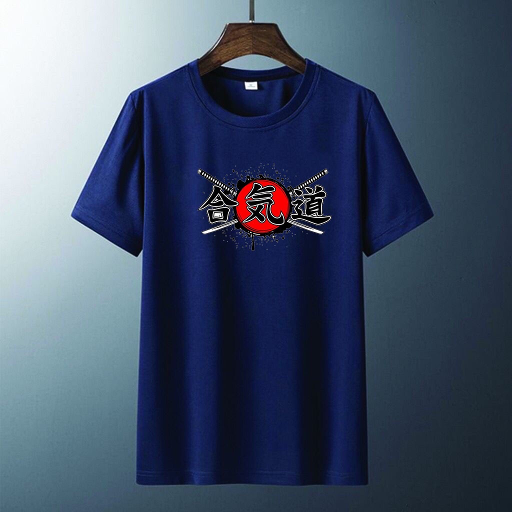 Kaos Pria Distro 3 Kanji Tshirt lengan pendek Baju Oblong murah