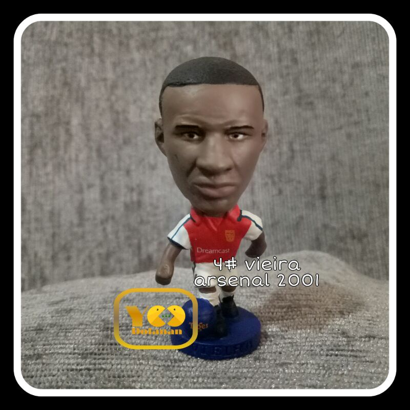 4# VIEIRA - ARSENAL 2001 CORINTHIAN PROSTARS FIGURE PEMAIN BOLA